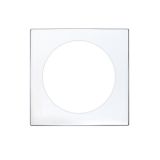 Square Spare Rose Pack For Turn & Release, Polished Chrome