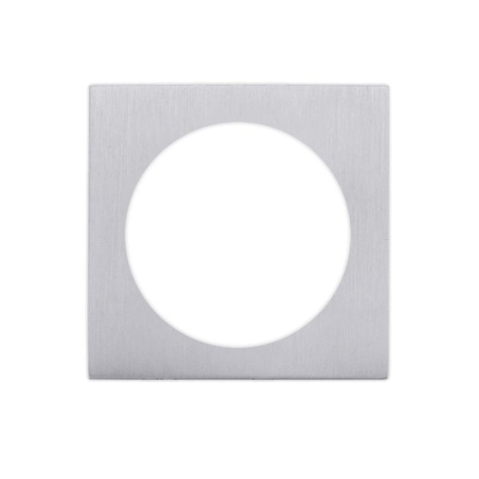 Square Spare Rose Pack For Turn & Release, Satin Chrome