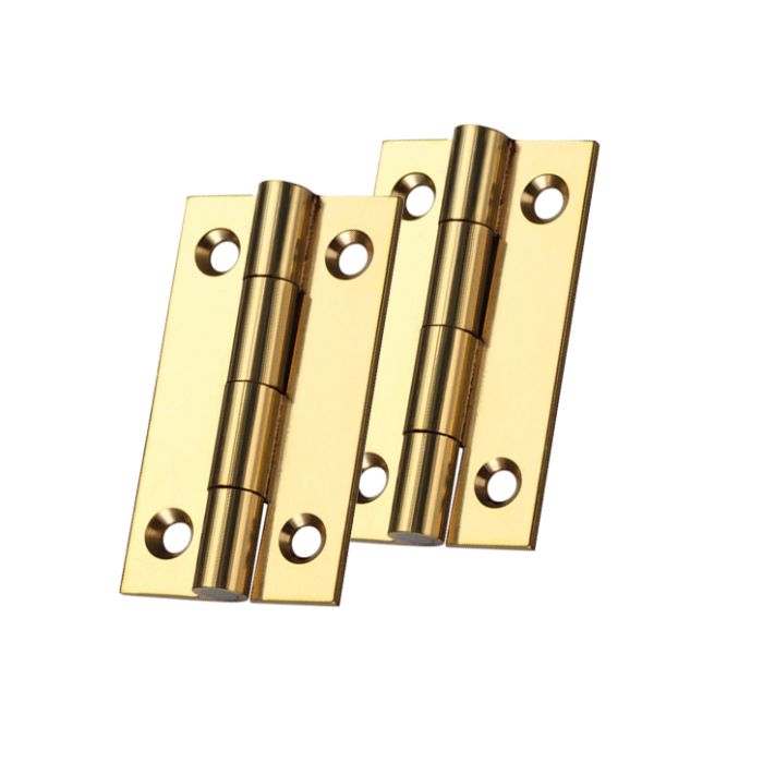 Fittings Cabinet Hinges (Various Sizes), Polished Brass