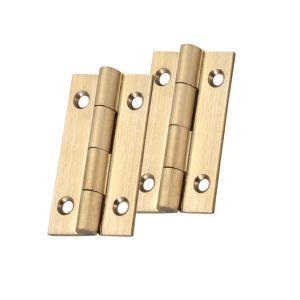 Fittings Cabinet Hinges (Various Sizes), Satin Brass