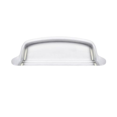 Fittings Cupped Cabinet Pull Handle (Various Sizes), Satin Chrome