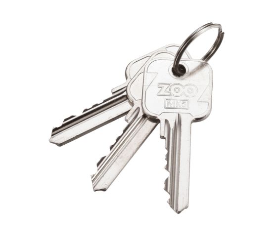 Master Key For   Precision 5-Pin Cylinders, Silver Nickel