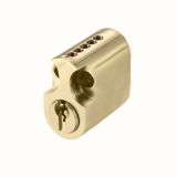 Precision 31mm Scandinavian Oval Cylinder (Inner), Polished Brass