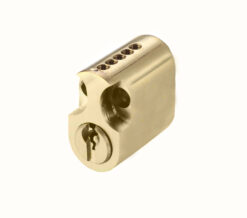 Precision 31mm Scandinavian Oval Cylinder (Inner), Polished Brass