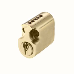 Precision 31mm Scandinavian Oval Cylinder (Inner), Polished Brass