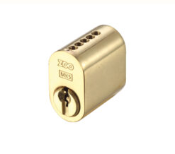 Precision 31mm Scandinavian Oval Cylinder (Outer), Polished Brass