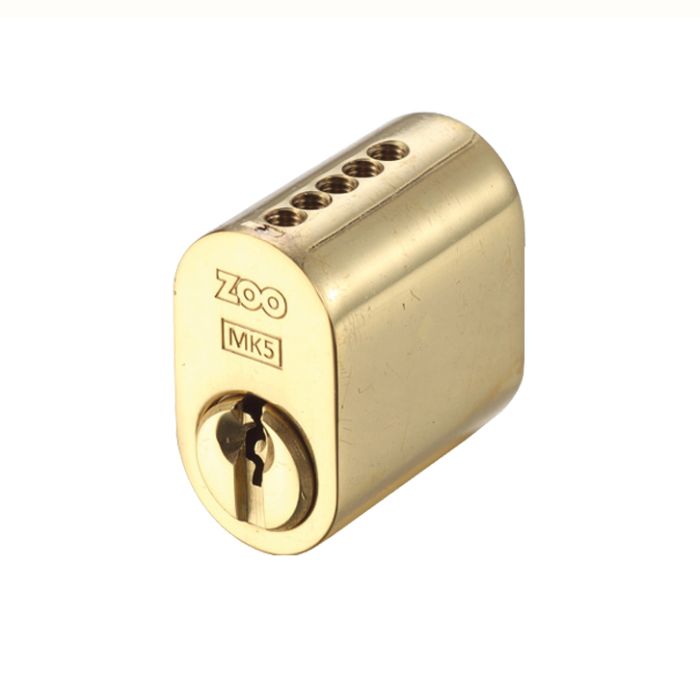Precision 31mm Scandinavian Oval Cylinder (Outer), Polished Brass
