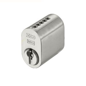 Precision 31mm Scandinavian Oval Cylinder (Outer), Satin Chrome