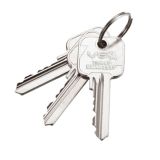 Master Key For   Precision 6-Pin Cylinders, Silver Nickel