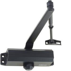 Hardware, Fixed Power Size 3 Overhead Door Closer, Black