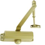 Hardware, Fixed Power Size 3 Overhead Door Closer, Gold