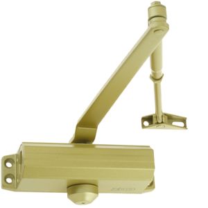 Hardware, Fixed Power Size 3 Overhead Door Closer, Gold