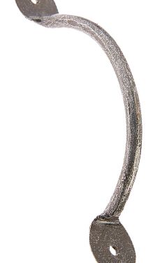 Jedo Collection Valley Forge Bow Cabinet Pull Handle (127mm x 35mm OR 138mm x 38mm), Pewter Patina