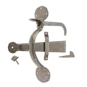 Jedo Collection Valley Forge Suffolk Latch (200mm x 30mm), Pewter Patina