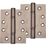 Precision 4 Inch Grade 14 High Performance Hinge, PVD Stainless Bronze  (sold in pairs)