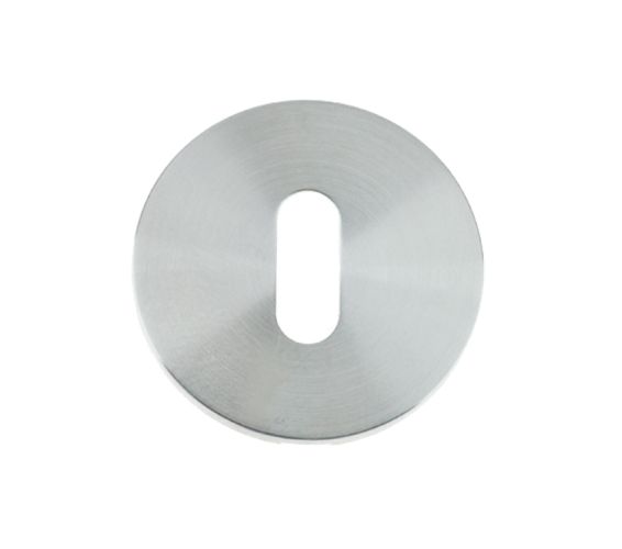 Standard Profile Key Escutcheon, Satin Stainless Steel