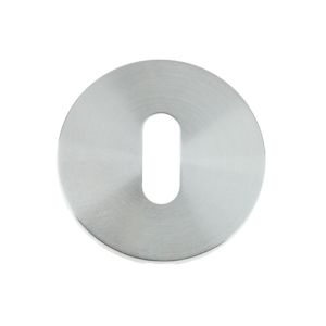 Standard Profile Key Escutcheon, Satin Stainless Steel