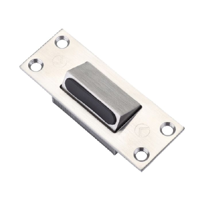 Pivot Emergency Release Door Stop, Satin Stainless Steel