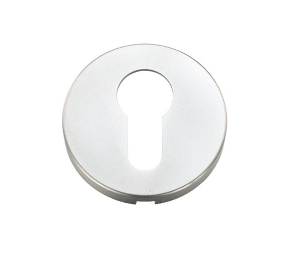 Architectural Aluminium Euro Profile Escutcheon, Satin Aluminium