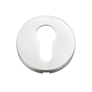 Architectural Aluminium Euro Profile Escutcheon, Satin Aluminium