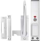 Architectural Aluminium Facility Indicator, Reversible - Satin Aluminium Finish