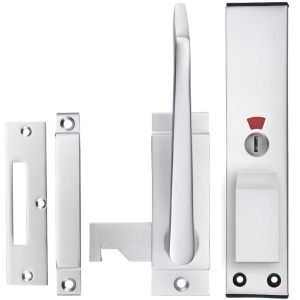 Architectural Aluminium Facility Indicator, Reversible – Satin Aluminium Finish