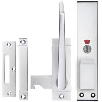 Architectural Aluminium Facility Indicator, Reversible – Satin Aluminium Finish