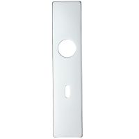 Architectural Aluminium Long Cover Plates, Satin Aluminium (sold in pairs)