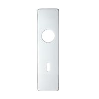 Architectural Aluminium Short Cover Plates, Satin Aluminium (sold in pairs)