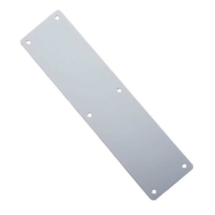 Zoo Finger Plates – 75mm – Satin Aluminium