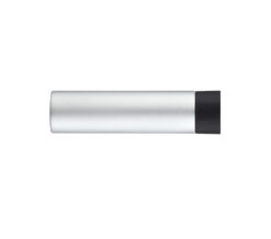 Architectural Aluminium Wall Mounted Cylinder Door Stop Without Rose, Satin Aluminium