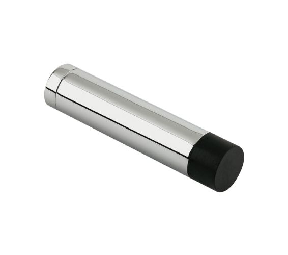 Cylinder Door Stop Without Rose (70mm), Polished Chrome
