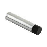 Cylinder Door Stop Without Rose (70mm), Satin Chrome
