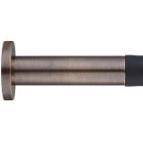 Cylinder Door Stop With Rose (80mm), Florentine Bronze