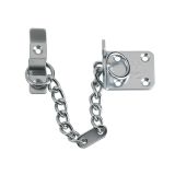 Heavy Duty Door Chain (200mm Length), Satin Chrome - ZAB15SC