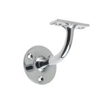 Heavyweight Handrail Bracket, Polished Chrome