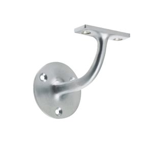 Heavyweight Handrail Bracket, Satin Chrome