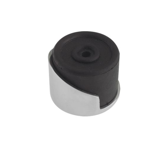 Round Floor Mounted Door Stop (38mm Diameter), Polished Chrome