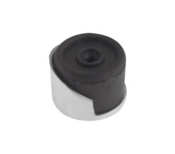 Round Floor Mounted Door Stop (38mm Diameter), Satin Chrome