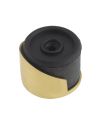 Round Floor Mounted Door Stop – 38mm – Polished Brass