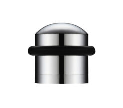 Domed Floor Mounted Door Stop - Polished Chrome