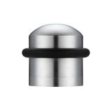 Zoo Hardware Domed Floor Mounted Door Stop - Satin Chrome