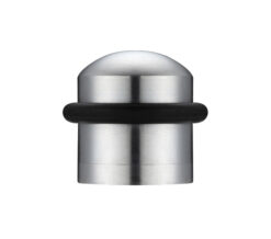 Zoo Hardware Domed Floor Mounted Door Stop - Satin Chrome