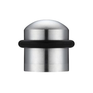 Zoo Hardware Domed Floor Mounted Door Stop – Satin Chrome