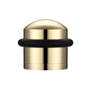 Domed Floor Mounted Door Stop – 31mm – Polished Brass