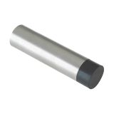 ZAS Cylinder Door Stop - 75mm - Satin Stainless Steel