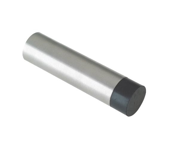 ZAS Cylinder Door Stop – 75mm – Satin Stainless Steel