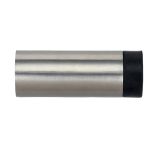 ZAS Cylinder Door Stop Without Rose (70mm Length - 30mm Diameter), Satin Stainless Steel