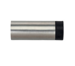 ZAS Cylinder Door Stop Without Rose (70mm Length - 30mm Diameter), Satin Stainless Steel