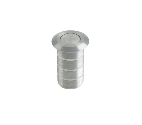 ZAS Dust Excluding Socket For Flush Bolts (Concrete), Satin Stainless Steel
